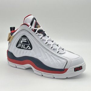 Fila Grant Hill 2 Game Break White Navy Red Men's Basketball Shoes 1BM01847